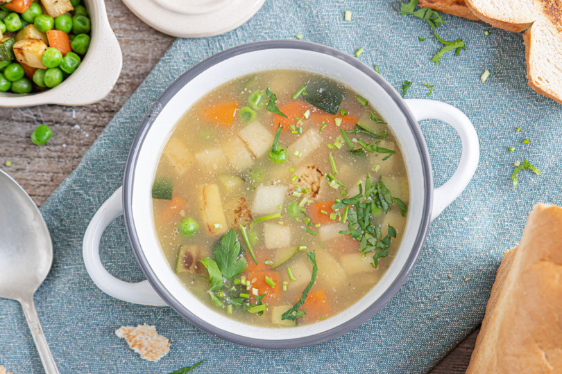 vegane Gemüsesuppe nach Omas Art
