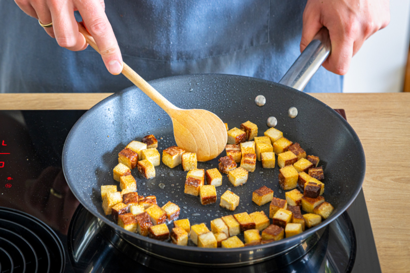 Räuchertofu anbraten