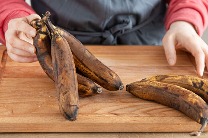 Überreife Bananen