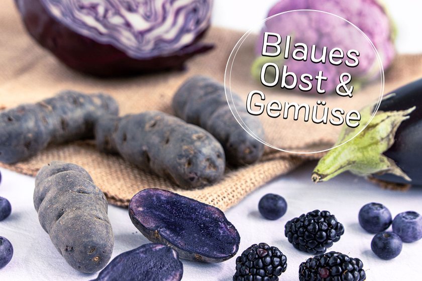 Blaue Früchte: Obst und Gemüse