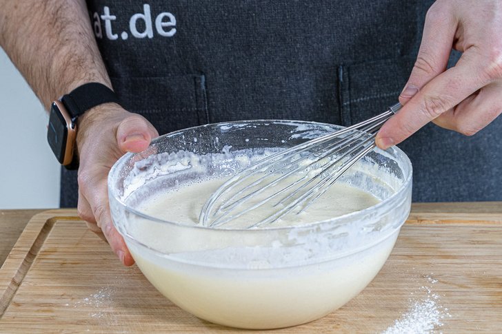 Teig gründlich verrühren