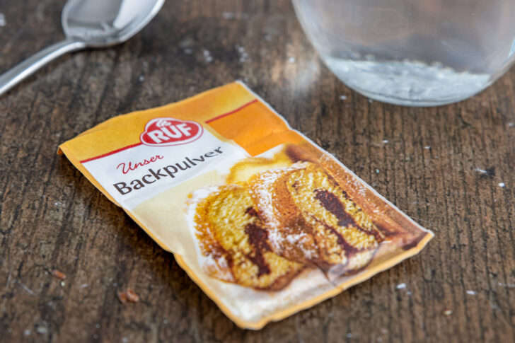 Backpulver als Ei-Ersatz beim Backen