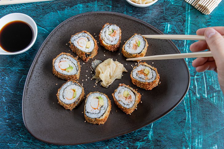 Frittiertes Sushi