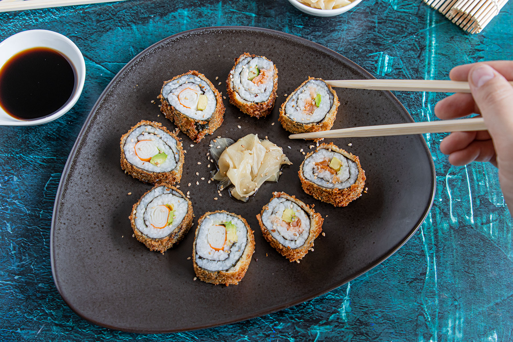 Frittiertes Sushi