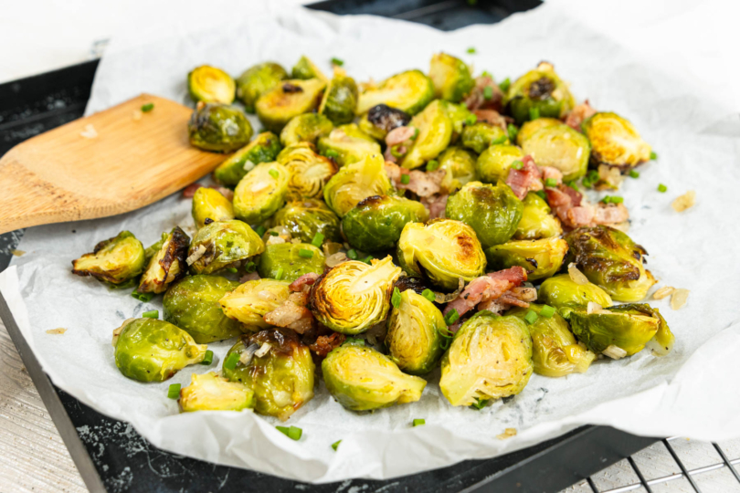 Gerösteter Rosenkohl aus dem Ofen