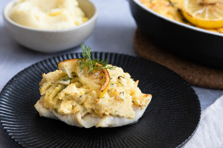 Auflauf mit Kartoffelbrei.