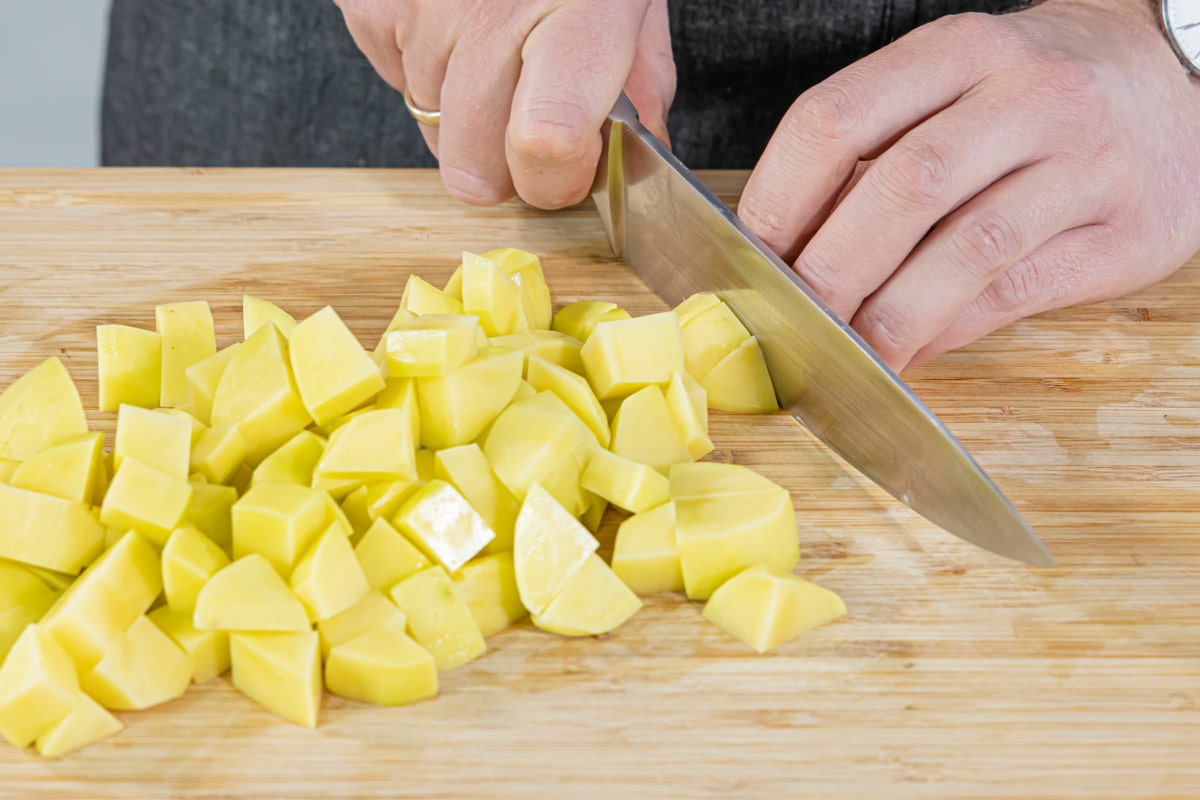 Kartoffelcremesuppe mit Speck | Rezept - eat.de