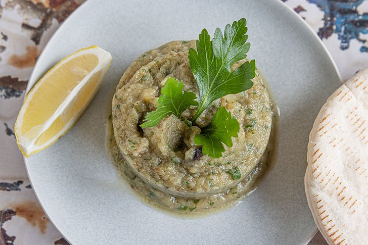griechischer Auberginensalat