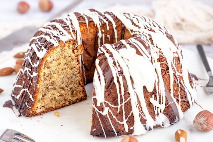 Saftiger Nusskuchen ohne Mehl