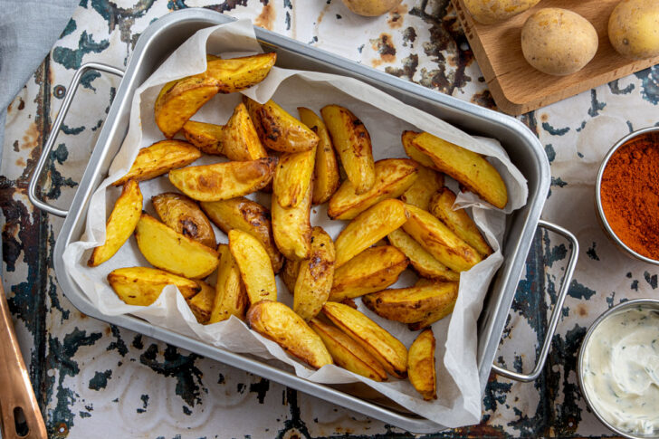 knusprige Ofenkartoffeln