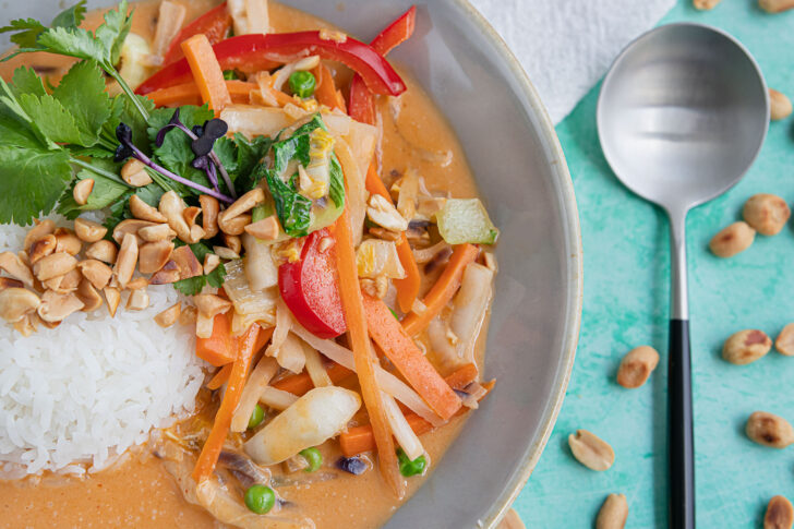 Vegetarisches Panang Thai Curry