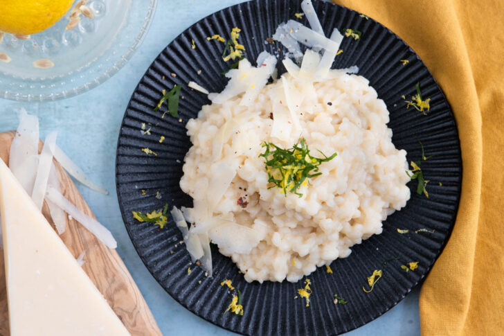 Risotto mit Milchreis.