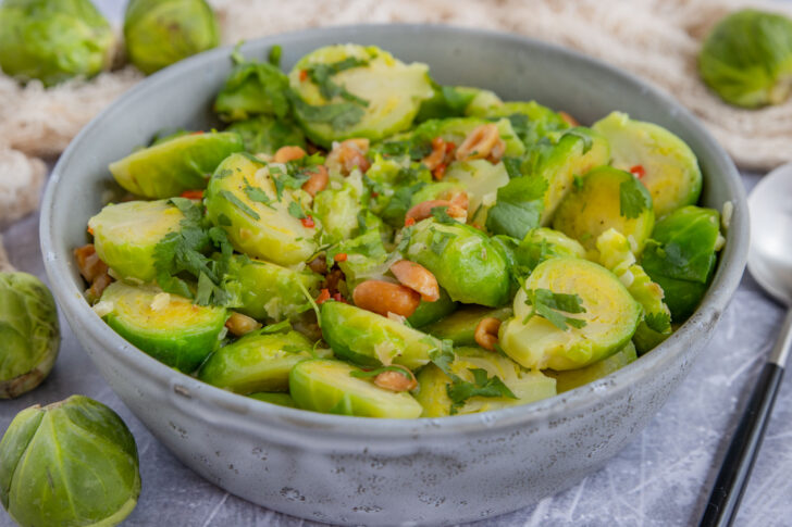 Rosenkohlcurry mit Kokosmilch
