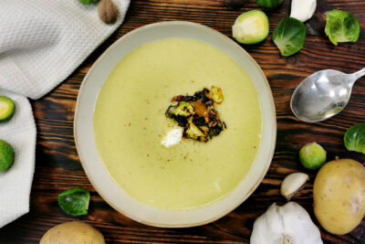 Rosenkohlsuppe mit Kartoffeln