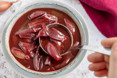 Rotwein-Schalotten-Sauce