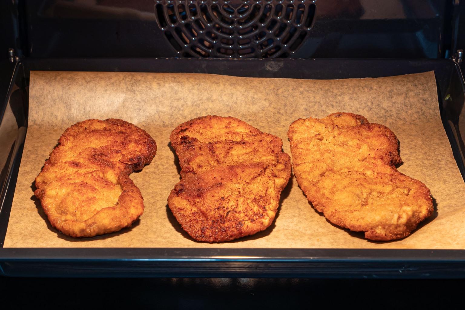 Panierte Schnitzel aufwärmen Anleitung