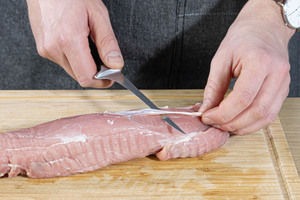 Schweinefilet parieren
