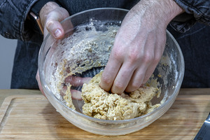 Seitan kneten