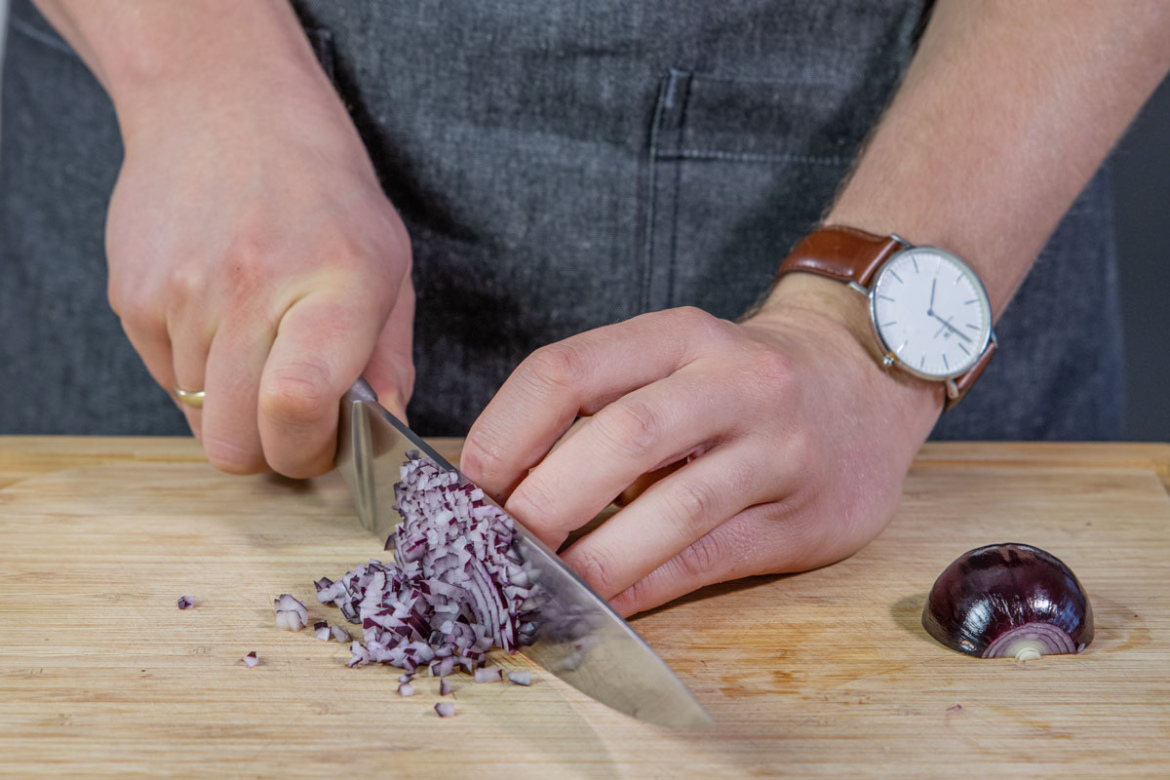 Steirischer Käferbohnensalat mit Kürbiskernöl | Rezept