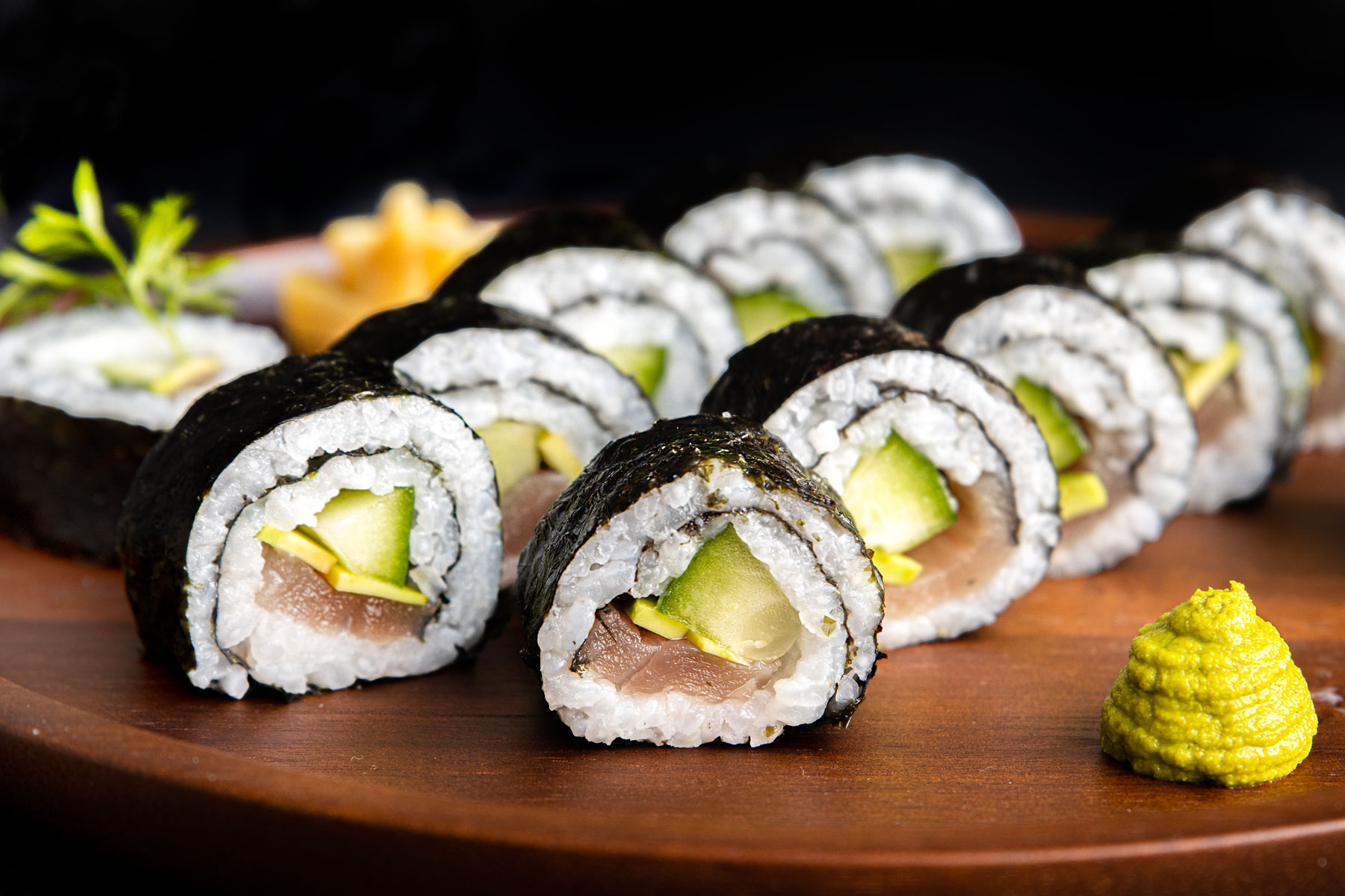 Futo Maki Sushi mit Thunfisch