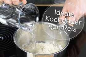 kochdauer von Reis - Titel