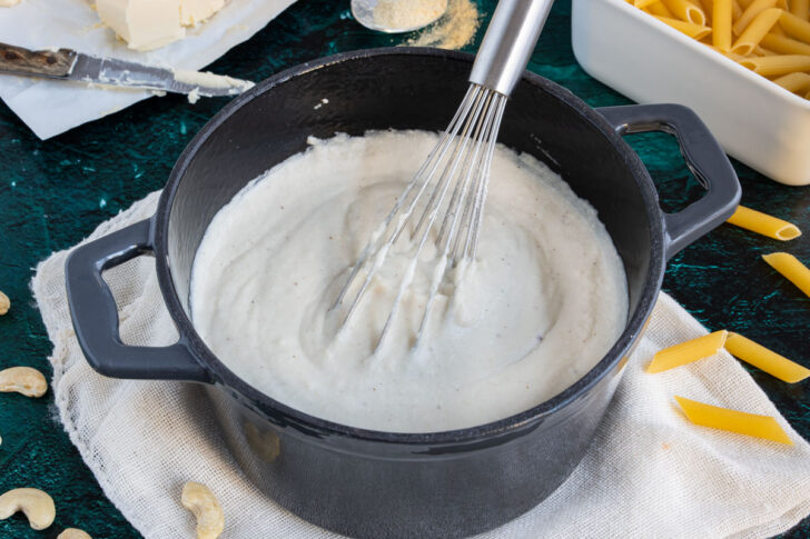 vegane Béchamelsauce für Lasagne und Aufläufe