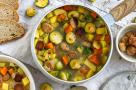 Veganer Rosenkohleintopf