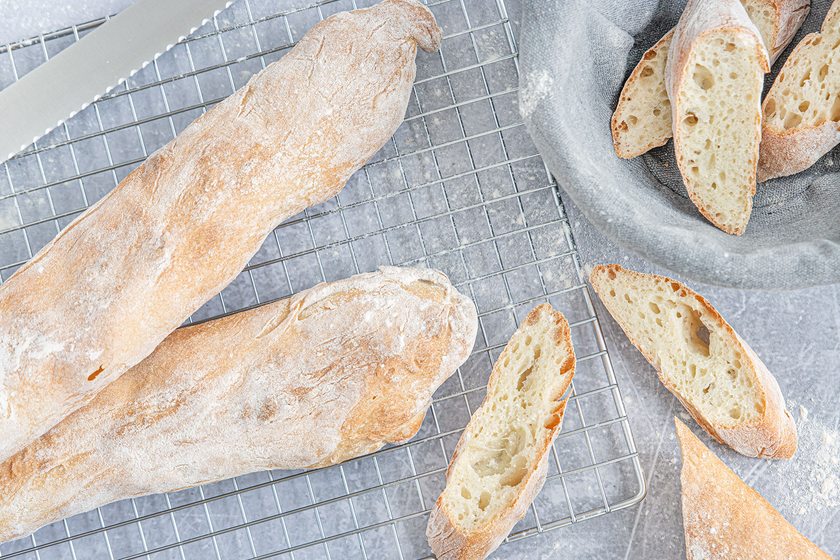 Baguette mit Trockenhefe
