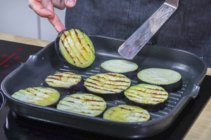 Aubergine wenden