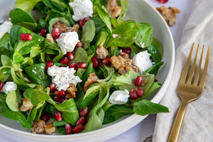 Feldsalat mit Granatapfel