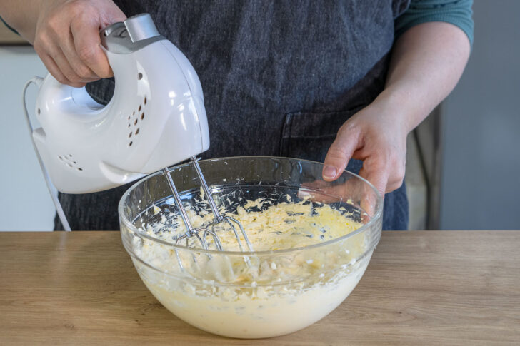 Butter schaumig schlagen