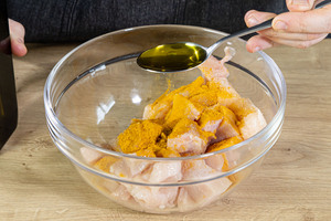 Hähnchen marinieren
