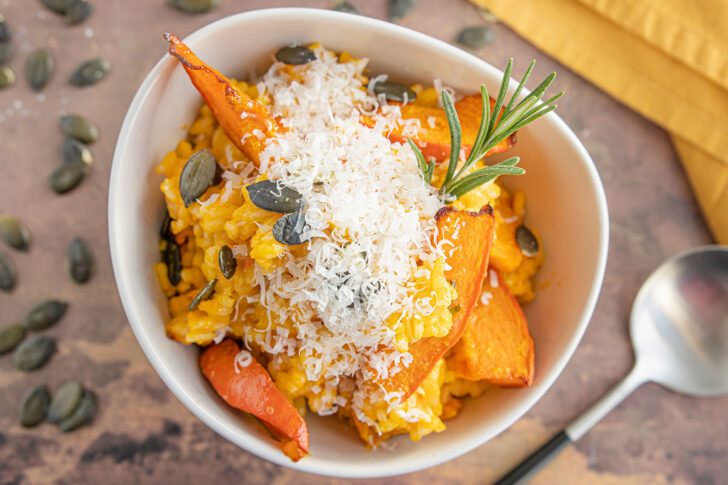 Kürbisrisotto