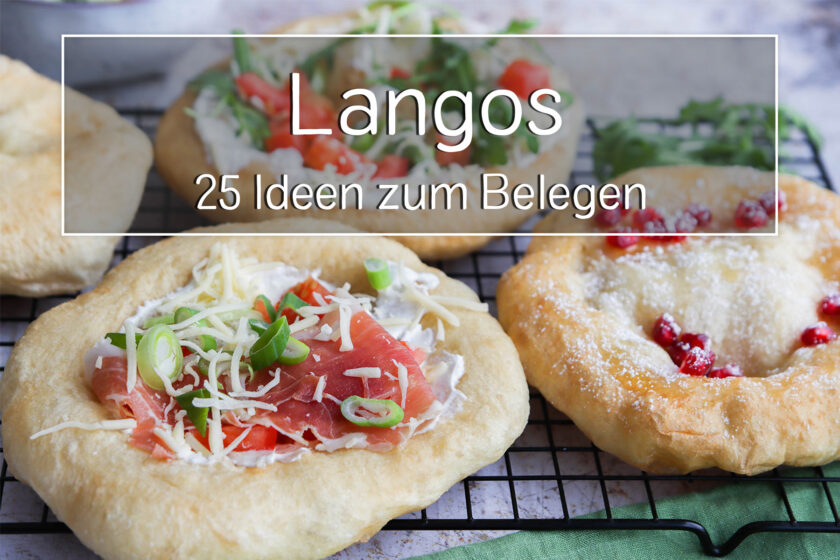 Ideen zum Belegen von Langos.