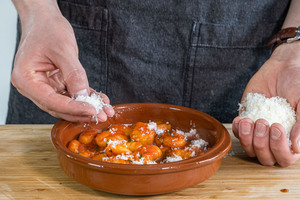 Parmesan dazugeben