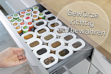 die richtiige Gewürzaufbewahrung - Titel