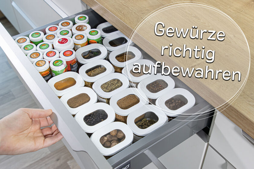 die richtiige Gewürzaufbewahrung - Titel