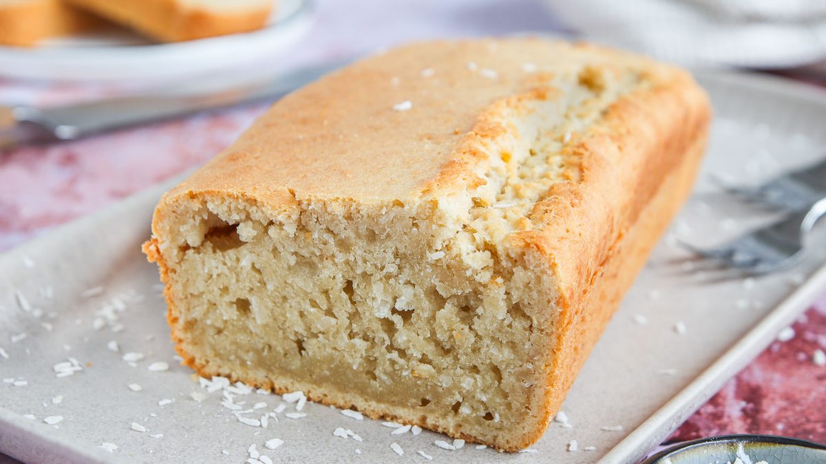 Veganer Kokoskuchen mit Kokosmilch | Rezept
