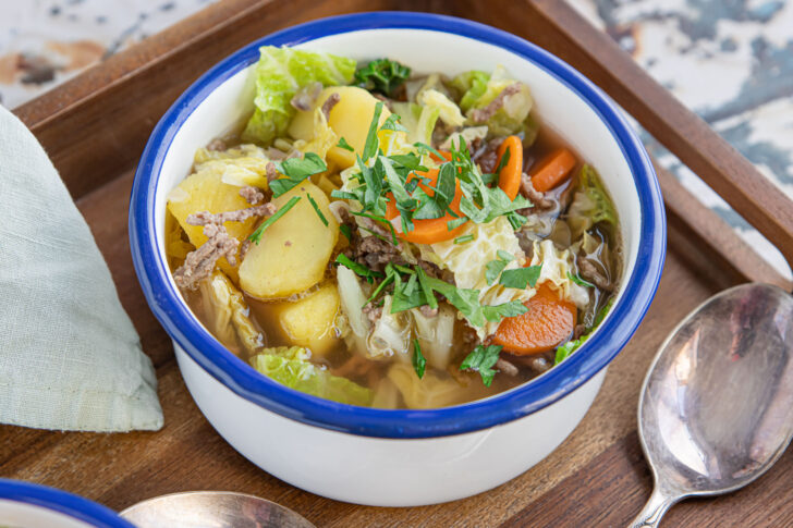 Wirsingeintopf mit Hackfleisch