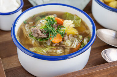 Wirsingeintopf mit Hackfleisch