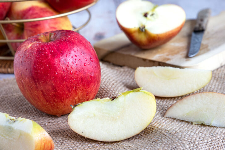 Braeburn als säuerlicher Apfel