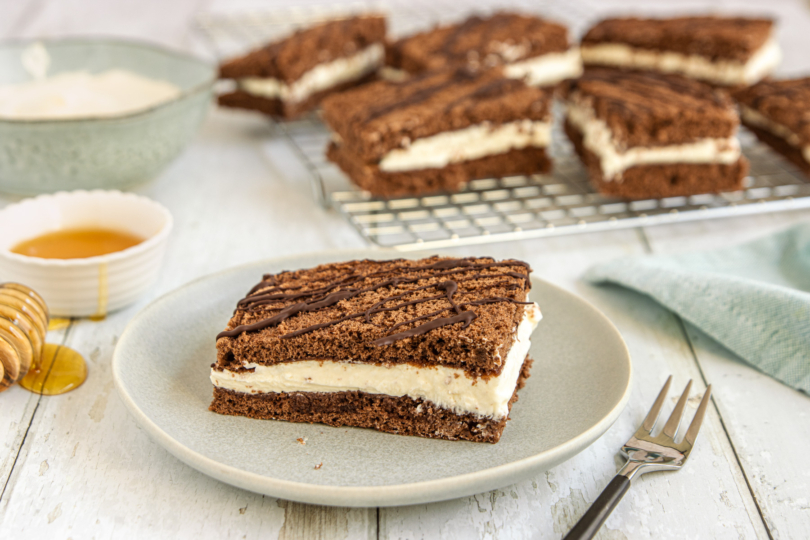 Michschnittenkuchen: einfach vom Blech