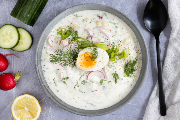 Okroschka mit Buttermilch