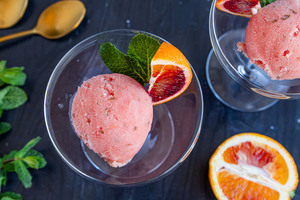 Blutorangensorbet