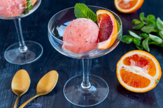 Blutorangensorbet