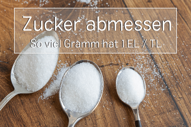 Wieviel Gramm Zucker hat ein Esslöffel und Teelöffel? eat.de