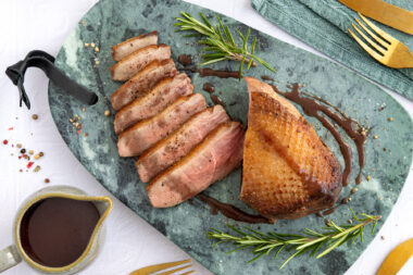 rosa Entenbrust in der Pfanne braten
