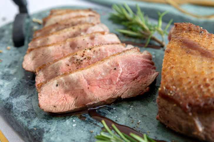 rosa Entenbrust in der Pfanne braten