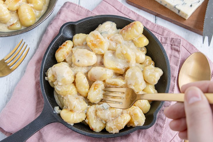 Gnocchi-Pfanne mit Gorgonzola