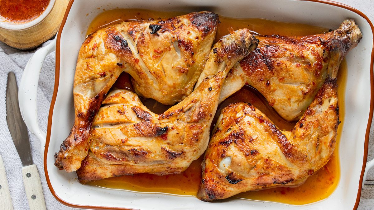 Hähnchenschenkel Marinade mit Honig | Rezept - eat.de